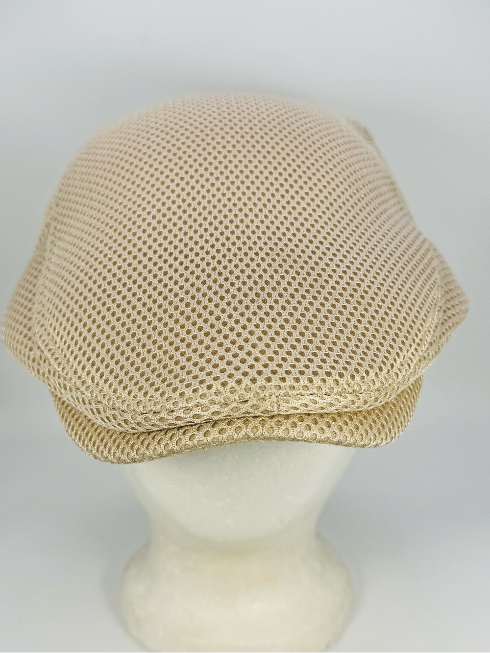 Newsboy Derby Hat Mesh Tan SZ L/XL